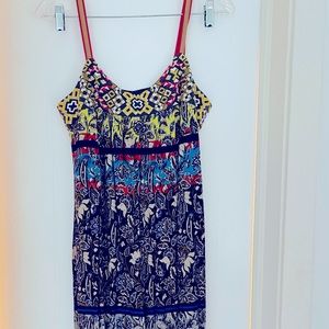 Anthropologie multi-colored dress.